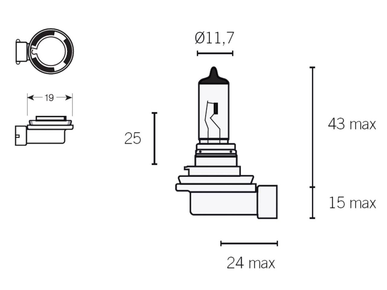 Izzó 12V 35/35W Izzó 12V 35/35W